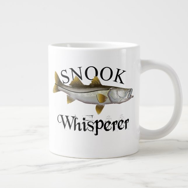 Caneca De Café Grande Snook Whisperer Light (Direita)