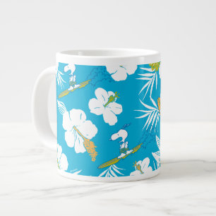 Caneca De Café Grande Snoopy Brooklyn Beach Pattern