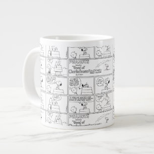 Caneca De Café Grande Snoopy & Charlie Brown   Inglês Muffin