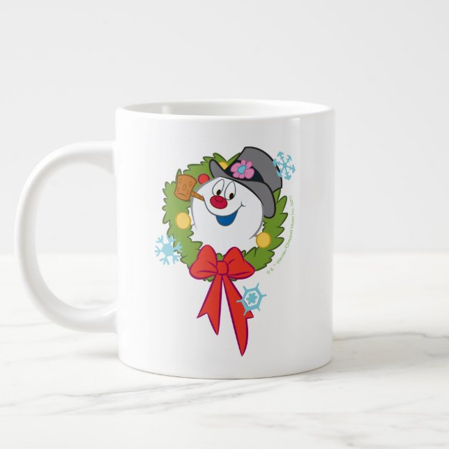 Caneca De Café Grande Snowman™ congelado | Feriado congelado (Esquerda)