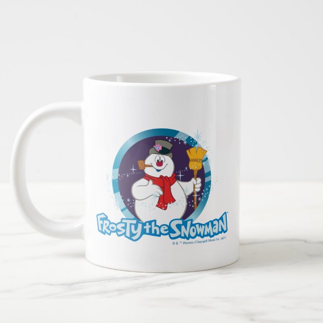 Caneca De Café Grande Snowman™ congelado | Retrato magro congelado (Esquerda)