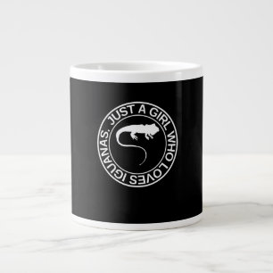 Caneca De Café Grande Só Uma Garota Que Adora Iguanas Presente Para Mul
