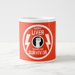 Caneca De Café Grande Sobrevivência do transplante hepático