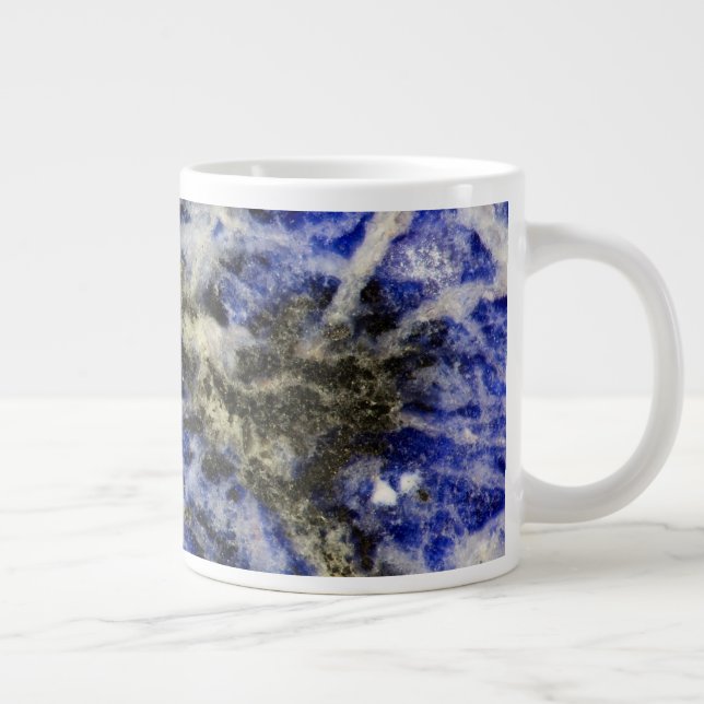 Caneca De Café Grande Sodalite Azul (Direita)