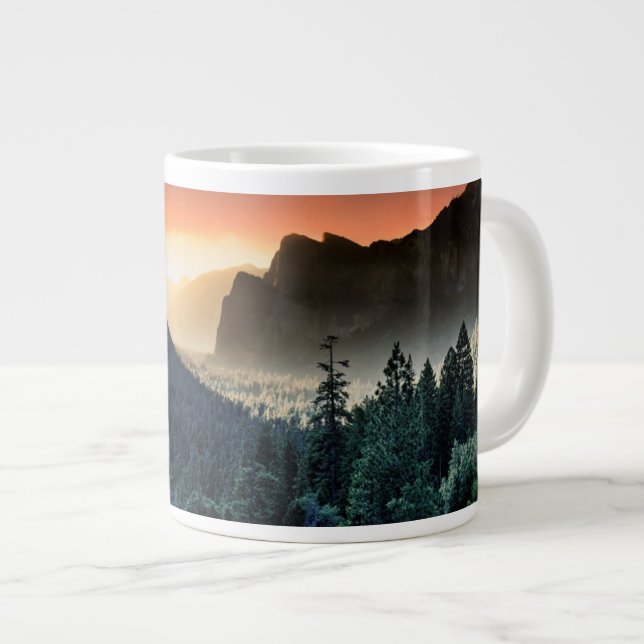 Caneca De Café Grande Sol | Parque Nacional Yosemite (Frente Esquerda)