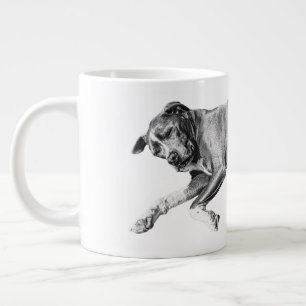 Caneca De Café Grande Soneca de Natal, Paz de Pit Mix
