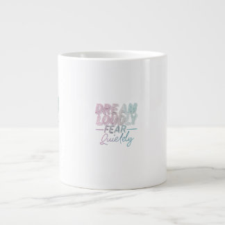 Caneca De Café Grande Sonhe alto