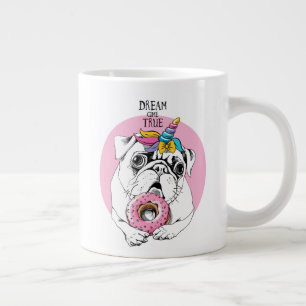Caneca De Café Grande Sonho torna-se realidade