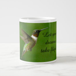 Caneca De Café Grande Sonhos do Hummingbird Haven