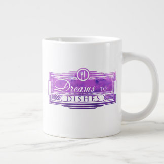 Caneca De Café Grande Sonhos grandes para lavar loiça