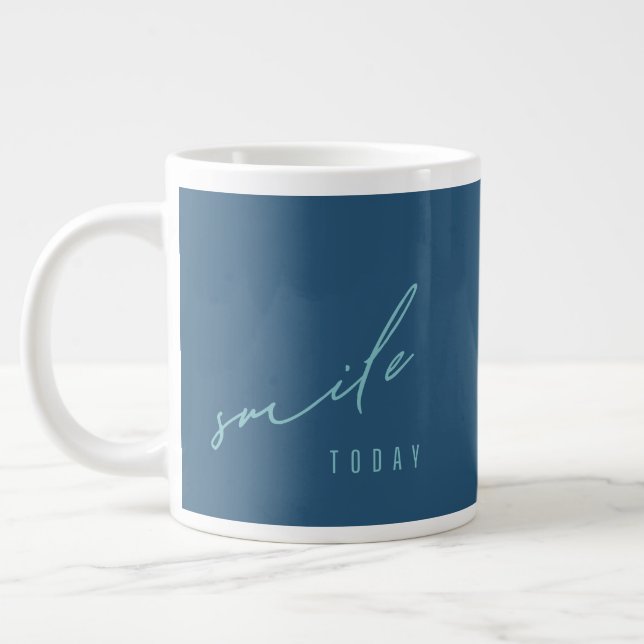 Caneca De Café Grande sorria hoje. Lâmpadas e Copas (Esquerda)