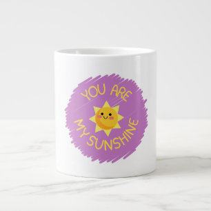 Caneca De Café Grande Sorrindo Sol