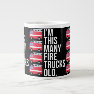 Caneca De Café Grande Sou Tantos Bombeiros Que Velhos Camiseiros De T-Sh