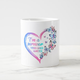 Caneca De Café Grande Sou um sobrevivente Conscientização sobre o câncer