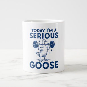 Caneca De Café Grande Sou Um Treinamento De Ganso Sério