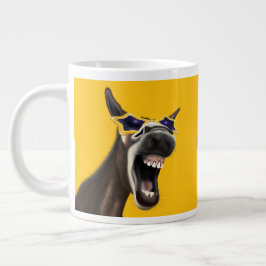 Caneca De Café Grande Sou uma Pessoa da Manhã, Donkey, Novelty Mug Diver