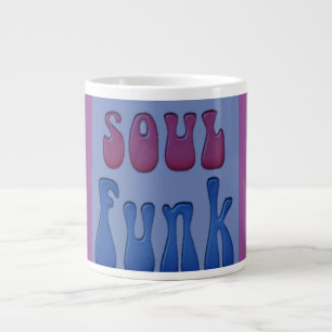 Caneca De Café Grande Soul Music Funky Palavras gráficas