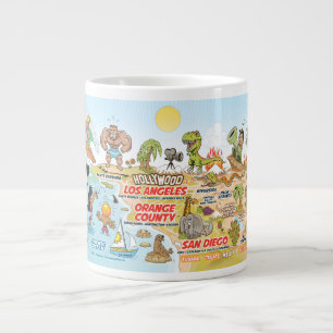 Caneca De Café Grande Southern California Jumbo Mug