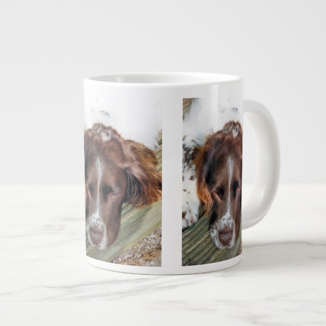 CANECA DE CAFÉ GRANDE SPANIEL DOG (Frente Esquerda)