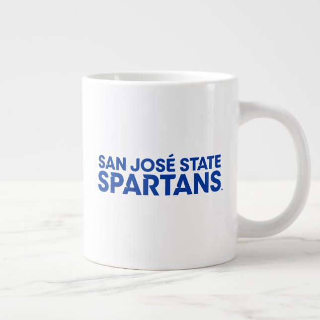 Caneca De Café Grande Spartans State Spartans Wordmark (Direita)