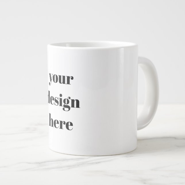 Caneca De Café Grande Specialty Mug (Frente Esquerda)