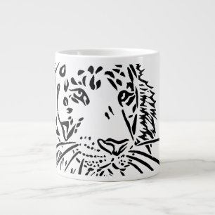 Caneca De Café Grande Specialty Mug   Tigre 虎