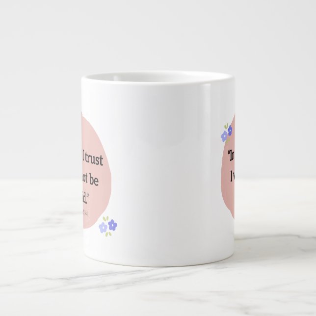 Caneca De Café Grande Specialty Mug with Bible verse (Frente)