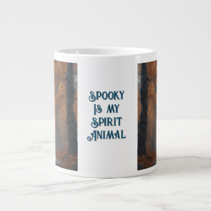 Caneca De Café Grande Spooky é o meu Animal Espírito