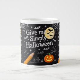 Caneca De Café Grande Spooky Halloween Mug