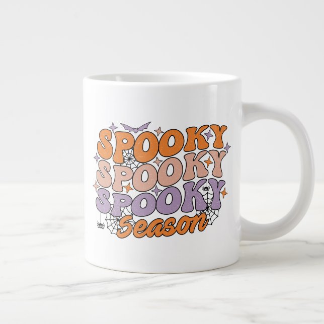Caneca De Café Grande Spooky Spooky Season (Direita)