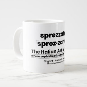 CANECA DE CAFÉ GRANDE SPREZZATURA: A ARTE ITALIANA DA MODA