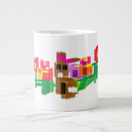 Caneca De Café Grande Spring Rabbit