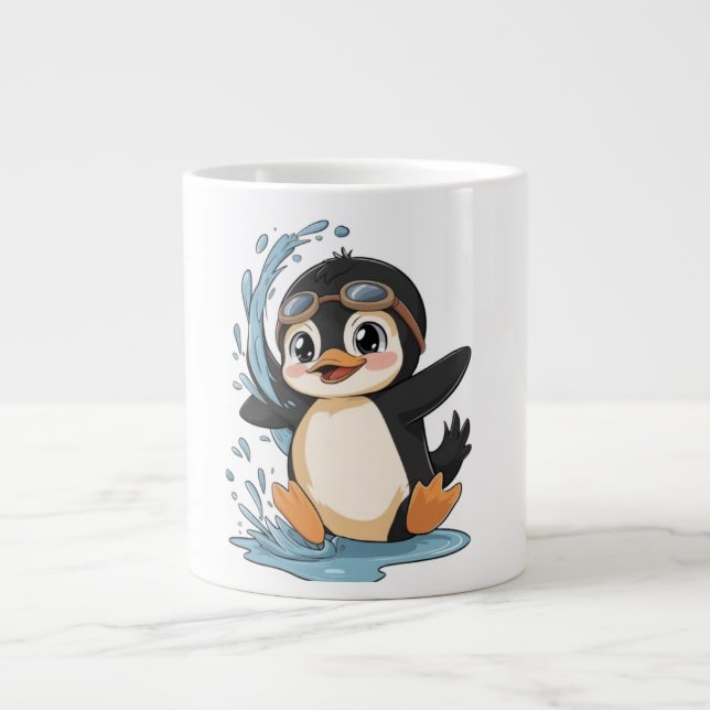 Caneca De Café Grande Sr. Pinguim (Frente)