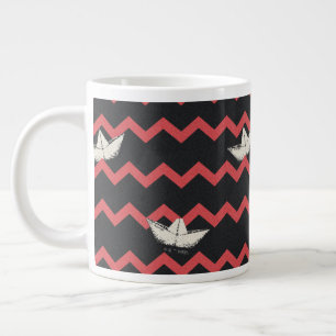 Caneca De Café Grande SS Georgie Boat Chevron Patterno
