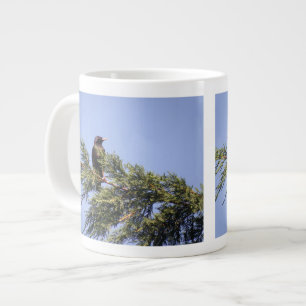 Caneca De Café Grande Starling em uma permuta de árvore do Spruce