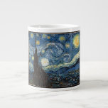 Caneca De Café Grande Starry Night por Vincent Van Gogh<br><div class="desc">Starry Night por Vincent Van Gogh.</div>