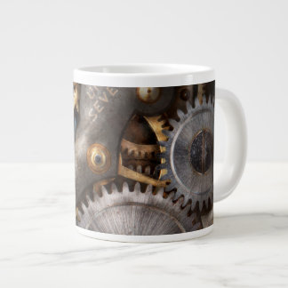 Caneca De Café Grande Steampunk - Engrenagens - Horologia