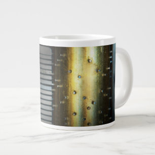 Caneca De Café Grande Steampunk - Engrenagens - Máquina de Música