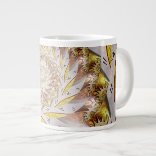 Caneca De Café Grande Steampunk - Espiral - Íris do Tempo