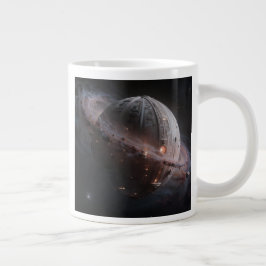 Caneca De Café Grande Stellar Path – Journey Through the Universe