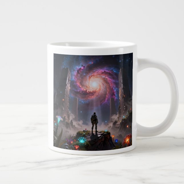 Caneca De Café Grande Stellar Path – Journey Through the Universe´3 (Direita)