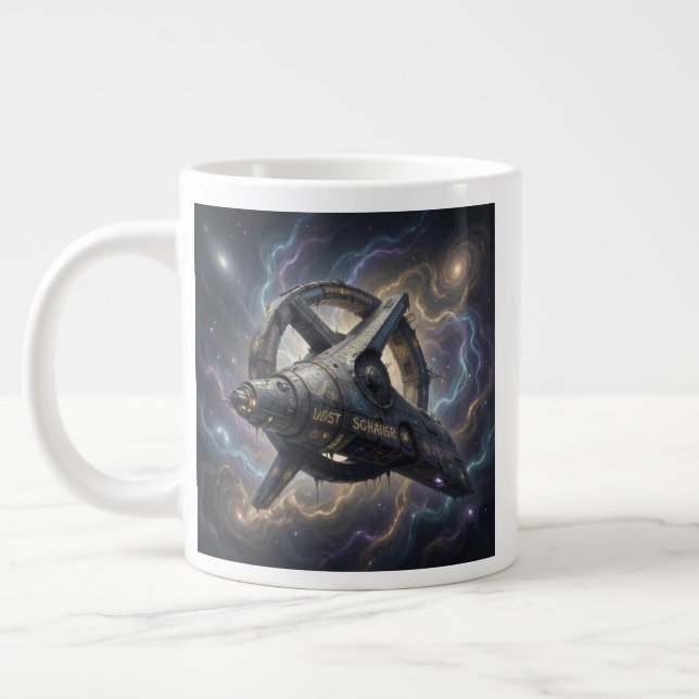 Caneca De Café Grande Stellar Path – Journey Through the Universe´7 (Esquerda)