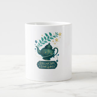 Caneca De Café Grande Stellar Sips & Star Deixa Mug - Taça de Chá Cósmic