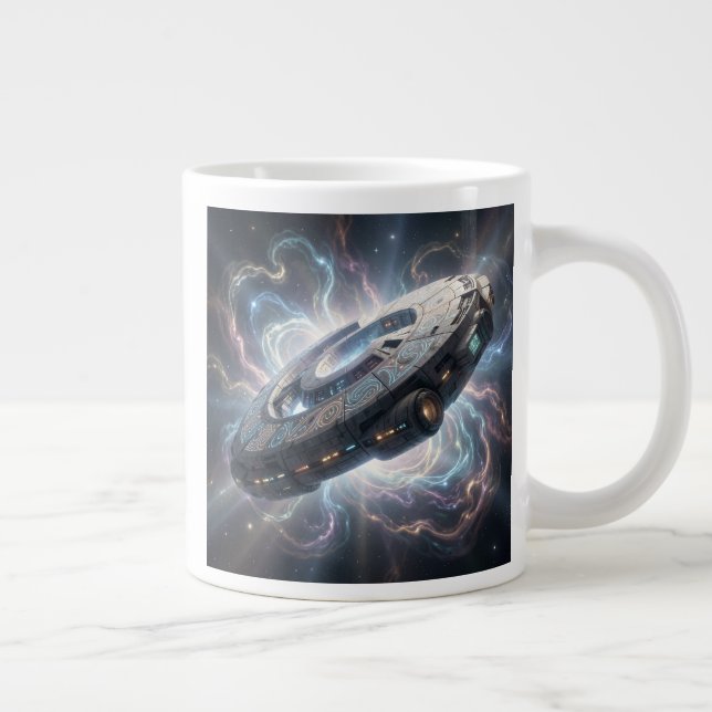 Caneca De Café Grande Sternenpfad – Reise durch das Universum´8 (Direita)