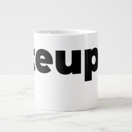 Caneca De Café Grande Steups Mug - Black