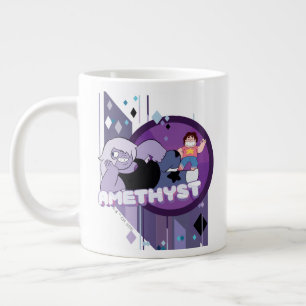 Caneca De Café Grande Steven Universe   Gráfico de Caracteres Ametist