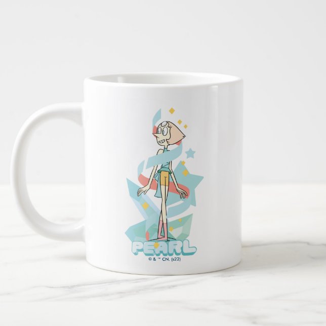 Caneca De Café Grande Steven Universe | Gráfico de Caráter Pérola (Esquerda)