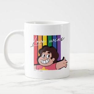 Caneca De Café Grande Steven Universe - O amor ganha