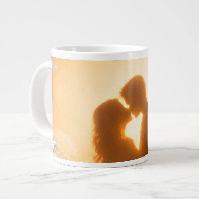 Caneca De Café Grande Sticker (Frente Esquerda)