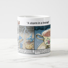 Caneca De Café Grande storm dentro a teacup